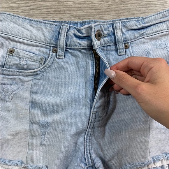 Pistola Winston High-Rise Cutoff Denim Shorts in Fast Lane - Picture 5 of 11